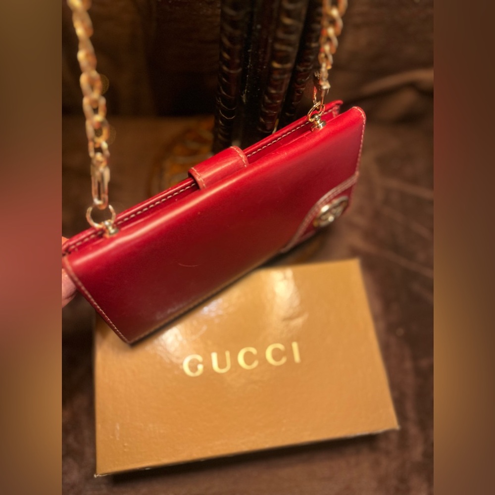 GUCCI Authentic, Clutch, Bifold Wallet, Crossbody. - Picture 12 of 12